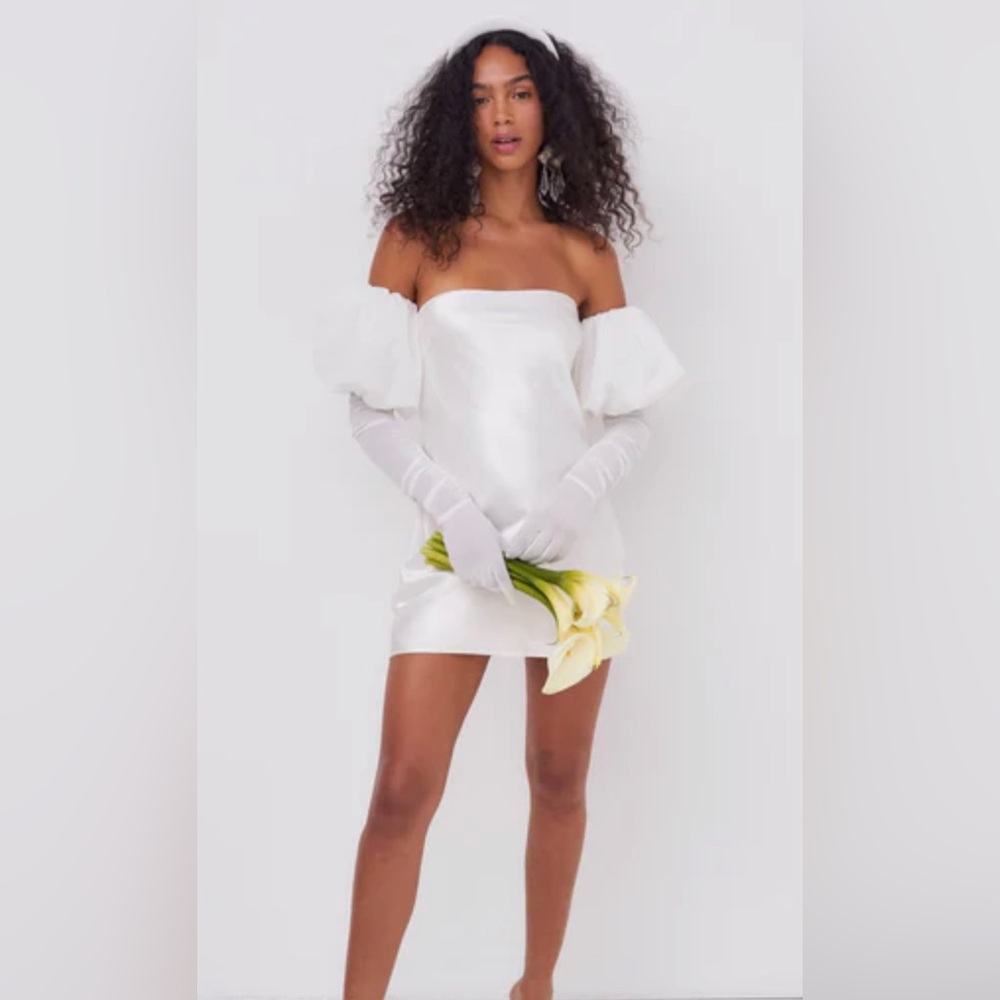 Hazel mini dress and gloves for love and lemons